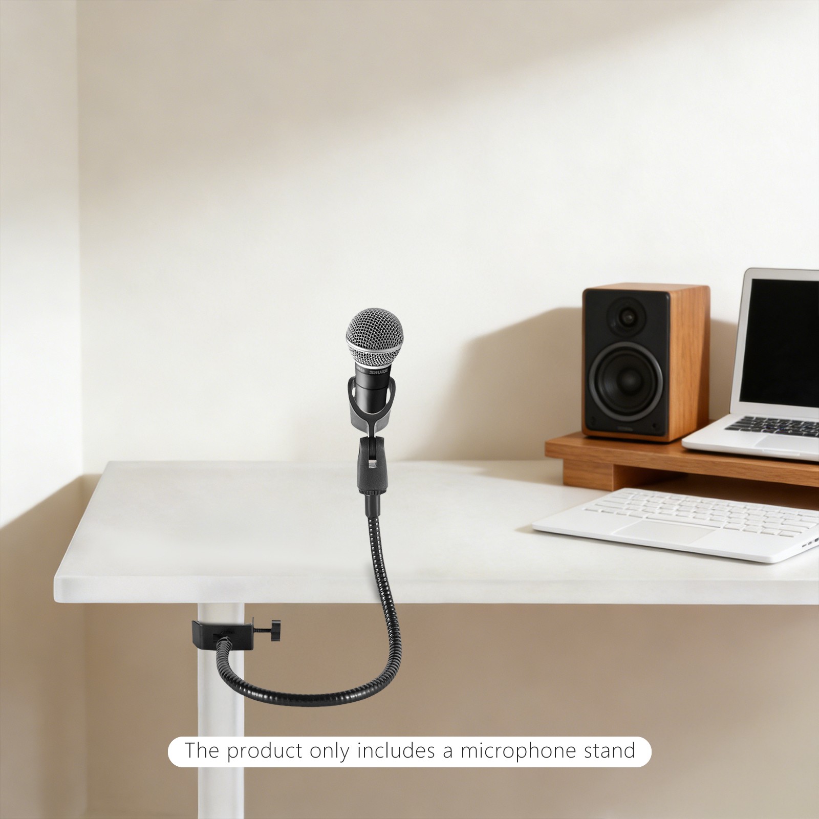 Adjustable Microphone Stand with Desk Clamp for Radio Broadcasting