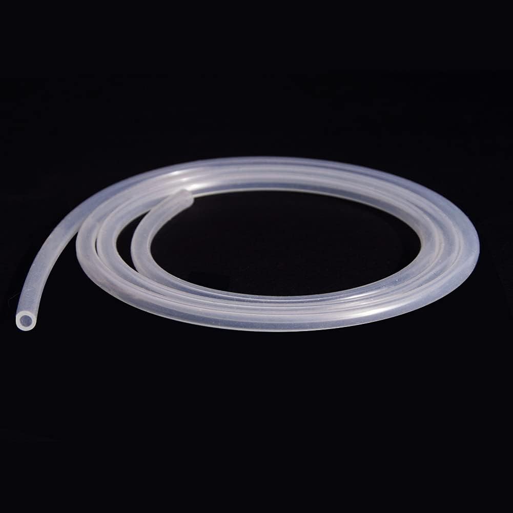 Feelers 3/8" ID x 1/2" OD Silicone Tubing Food Grade Pure 3/8ID-1/2OD, White