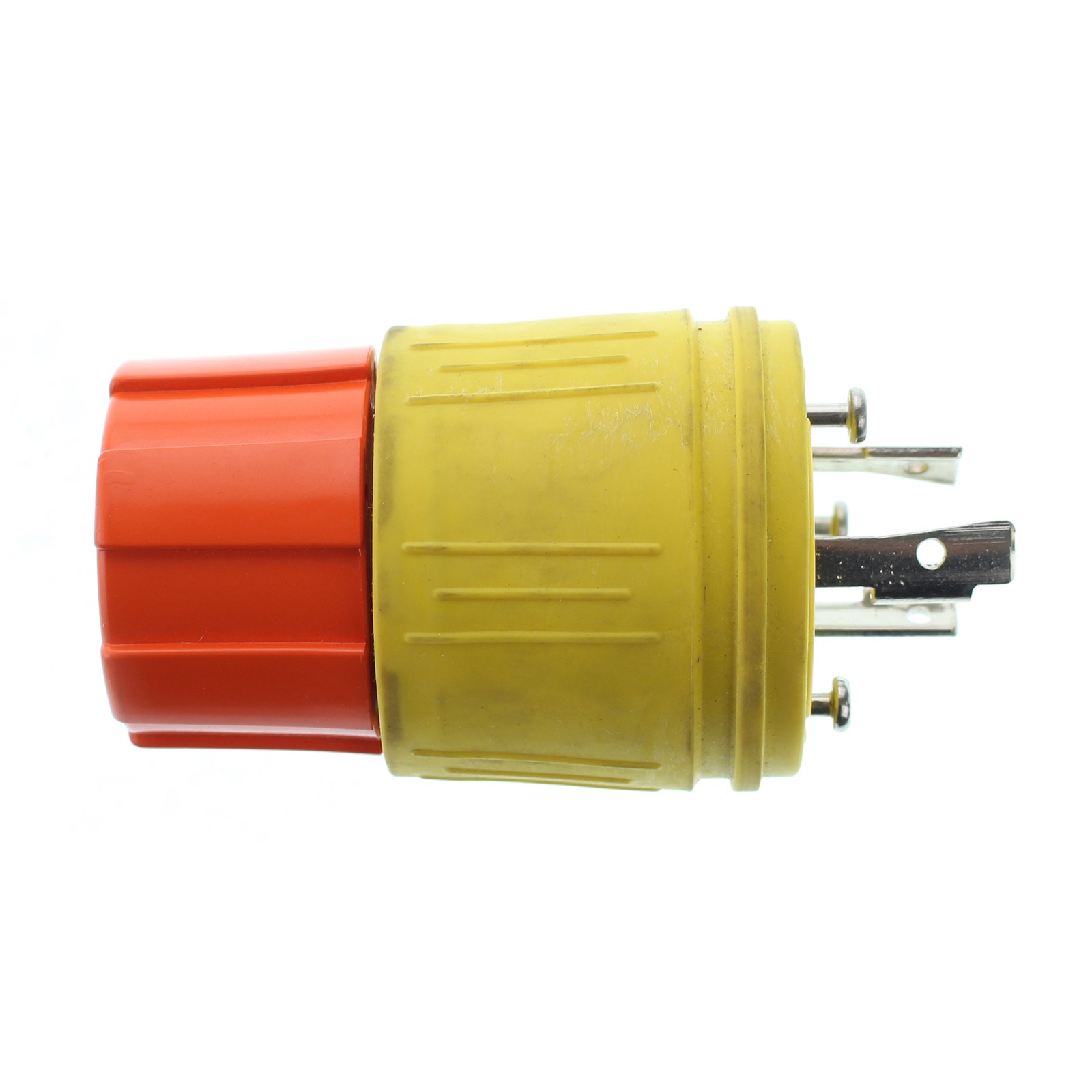 ERICSON 2310-PW LOCKING-TYPE PLUG, NEMA L5-20P, 20A, 125V, GROUNDING, YELLOW