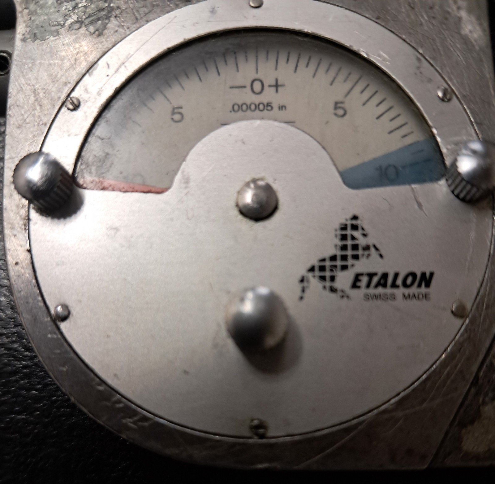 ETALON Indicating Micrometer Mechanical, 0.00005 in Resolution, Swiss Made