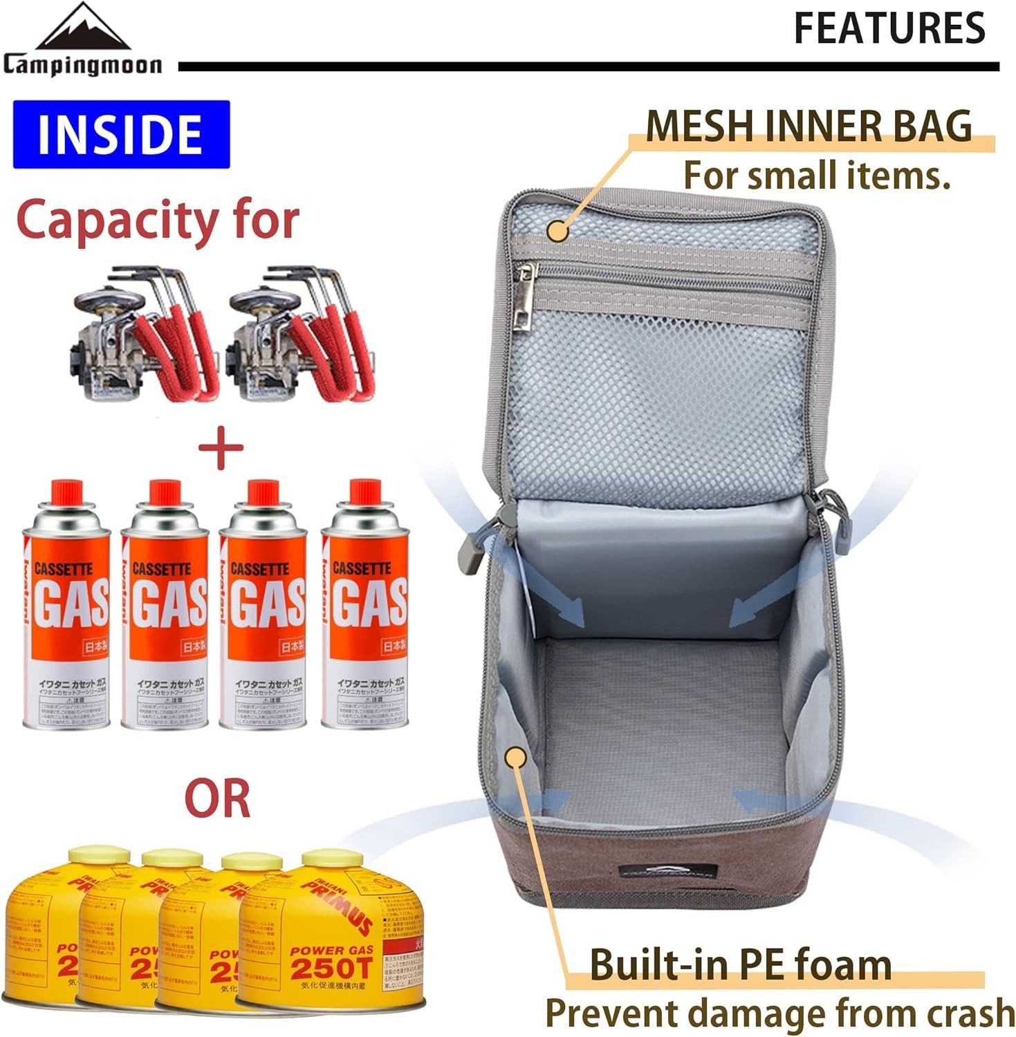 VersaGuard Camping Lantern & Gear Storage Case
