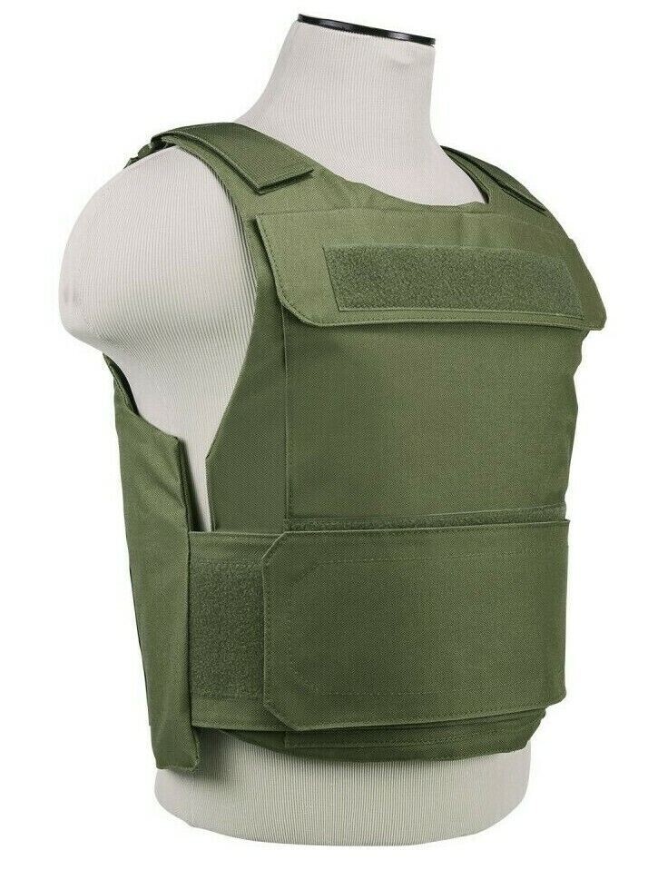 VISM Discreet Plate Carrier Vest MED-2XL w/ External Pkt Shooting Tactical ODG