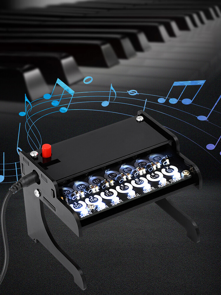 51 Microcontroller Stringless Optoelectronic Piano DIY Keyless Qin Welding Kits
