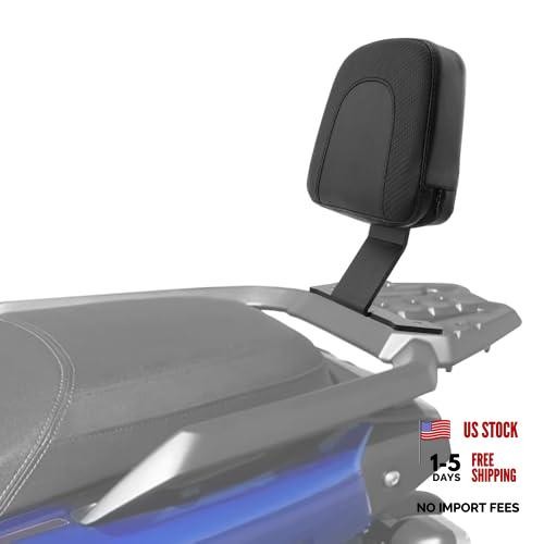 Passenger Backrest Compatible with 2025 YW125 Zuma 125 Bolt On Leather Rear