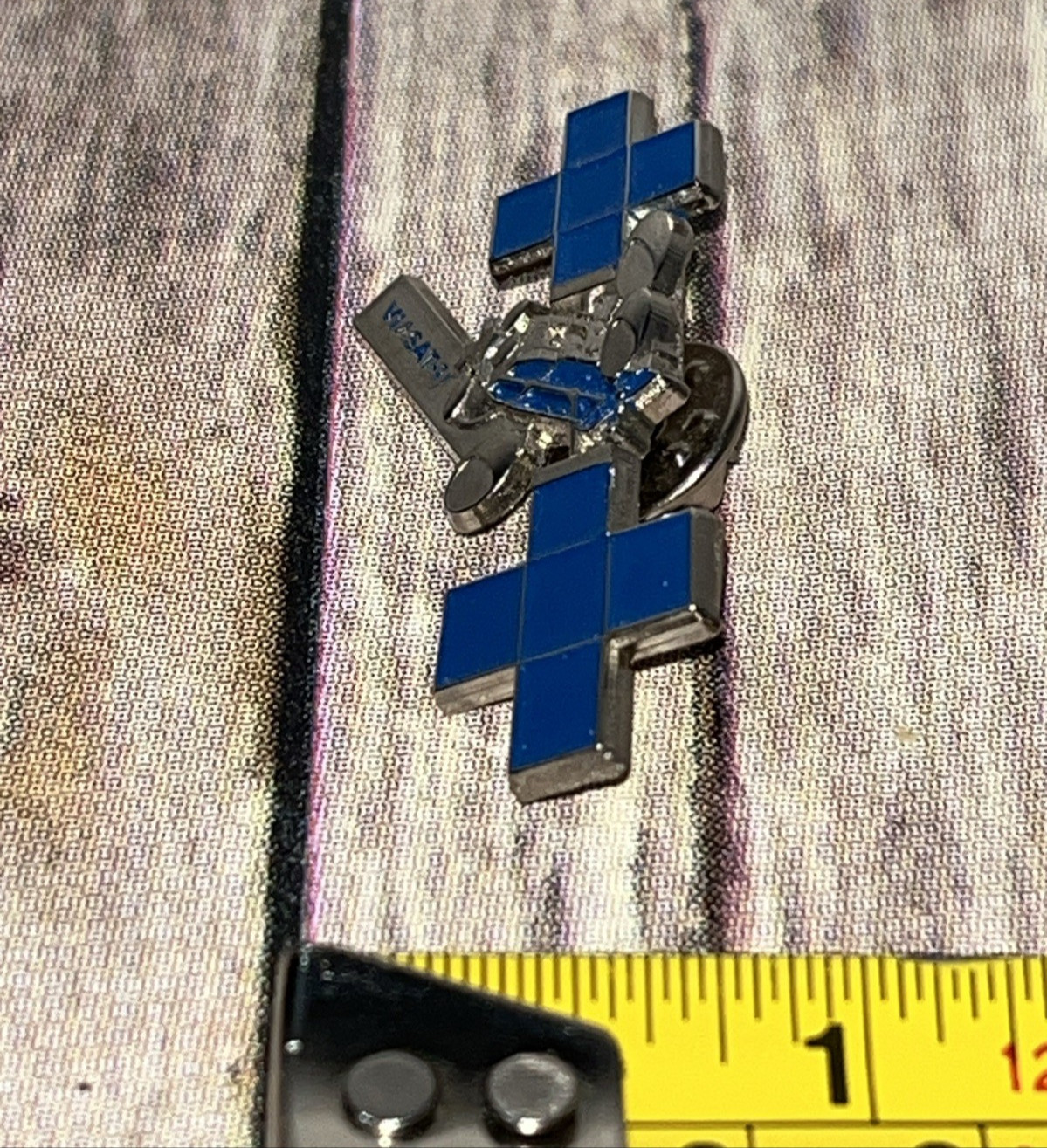 VIASAT-1 Commercial Communications Satellite Enamel Lapel Pin