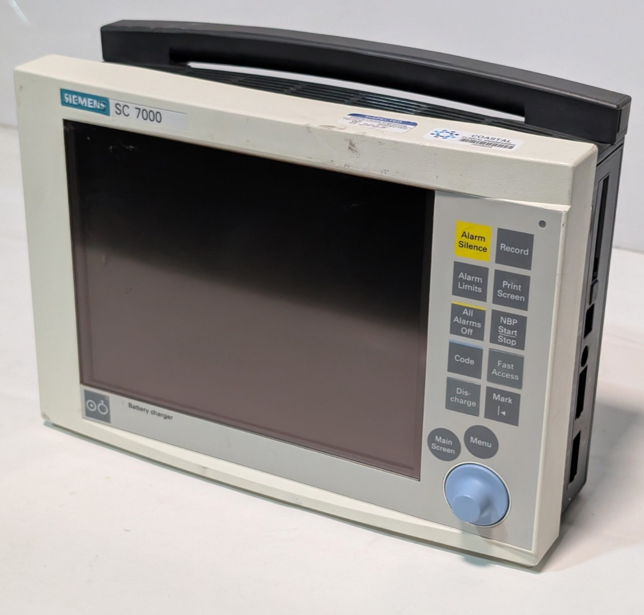 Siemens SC 7000 ENG Portable Patient Monitor 5202994 E539U, As Shown
