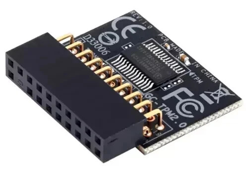 New Gigabyte GC-TPM2.0 TPM Module 20 Pin Compute Securely bus header key Trusted