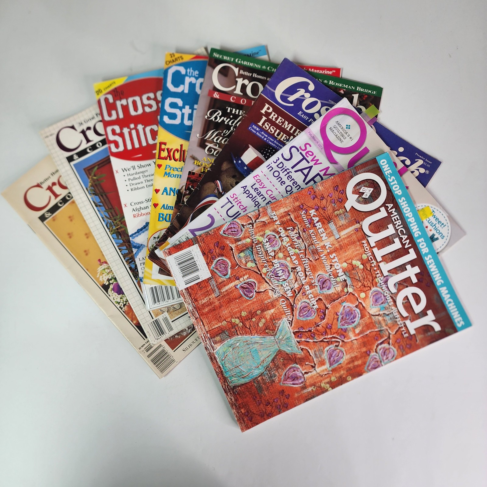 Quilting Magazine Lot McCall’s, Quilter’s World, Quilt Sampler, APQ 2013-2019
