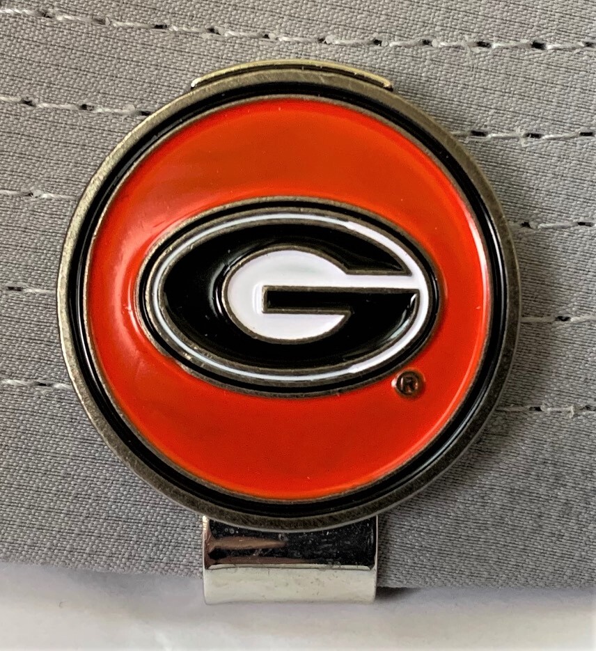 New Georgia Bulldogs Golf Ball Marker with Magnetic Hat Clip