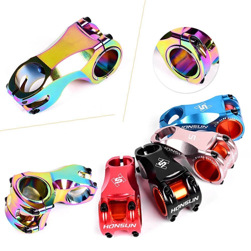 CNC Handle Bar Stem Machined Lightweight Road Bicycle 70MM MTB 28.6MM Fork