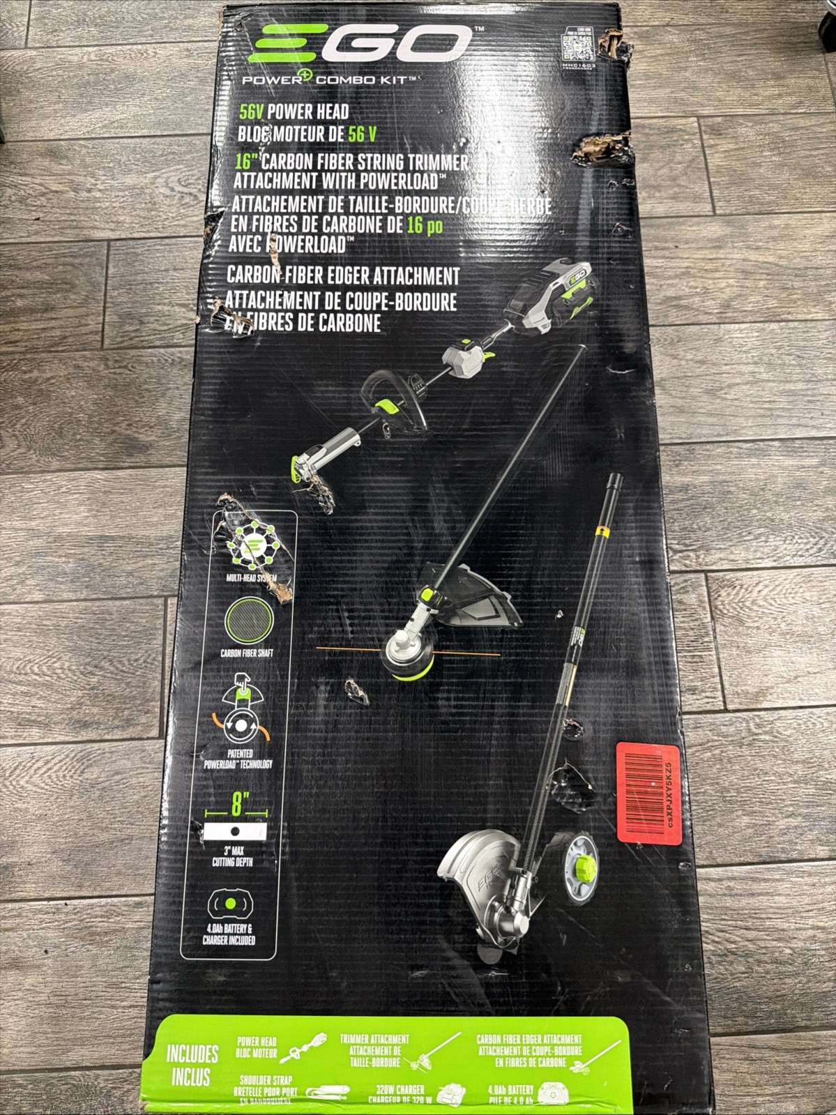 EGO MHC1603 POWER+ 56V Cordless Multi-Head Combo Kit, 4.0 Ah, 320W