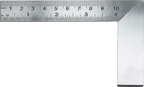 Excel 4'' Machinist Engineer's Square - Hobby and Model Measuring Tool - #60020