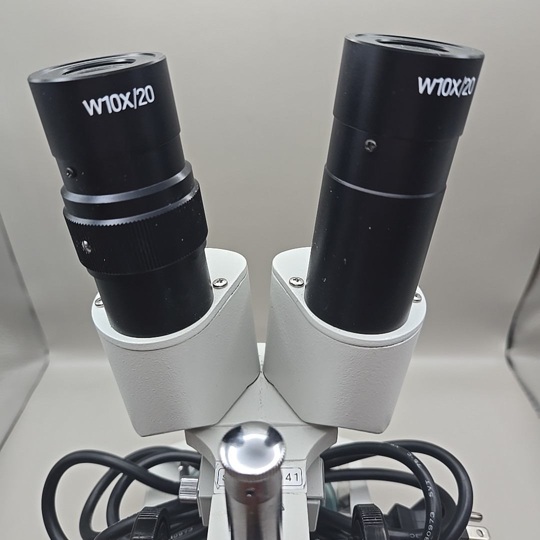 National Stereo Microscope Model 400TBL W10X/20- 3 Lighting Options *WORKS