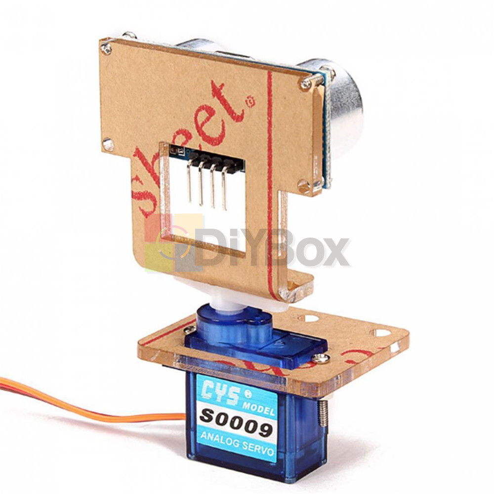 Analog Servo and HC-SR04 Ultrasonic Ranging Module Robot Mounting Bracket Kits