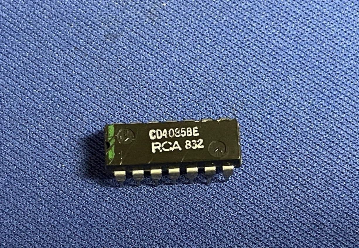 CD4085BE RCA 4085BE CMOS VINTAGE 14-Pin DIP Rare! LAST ONES QTY-1