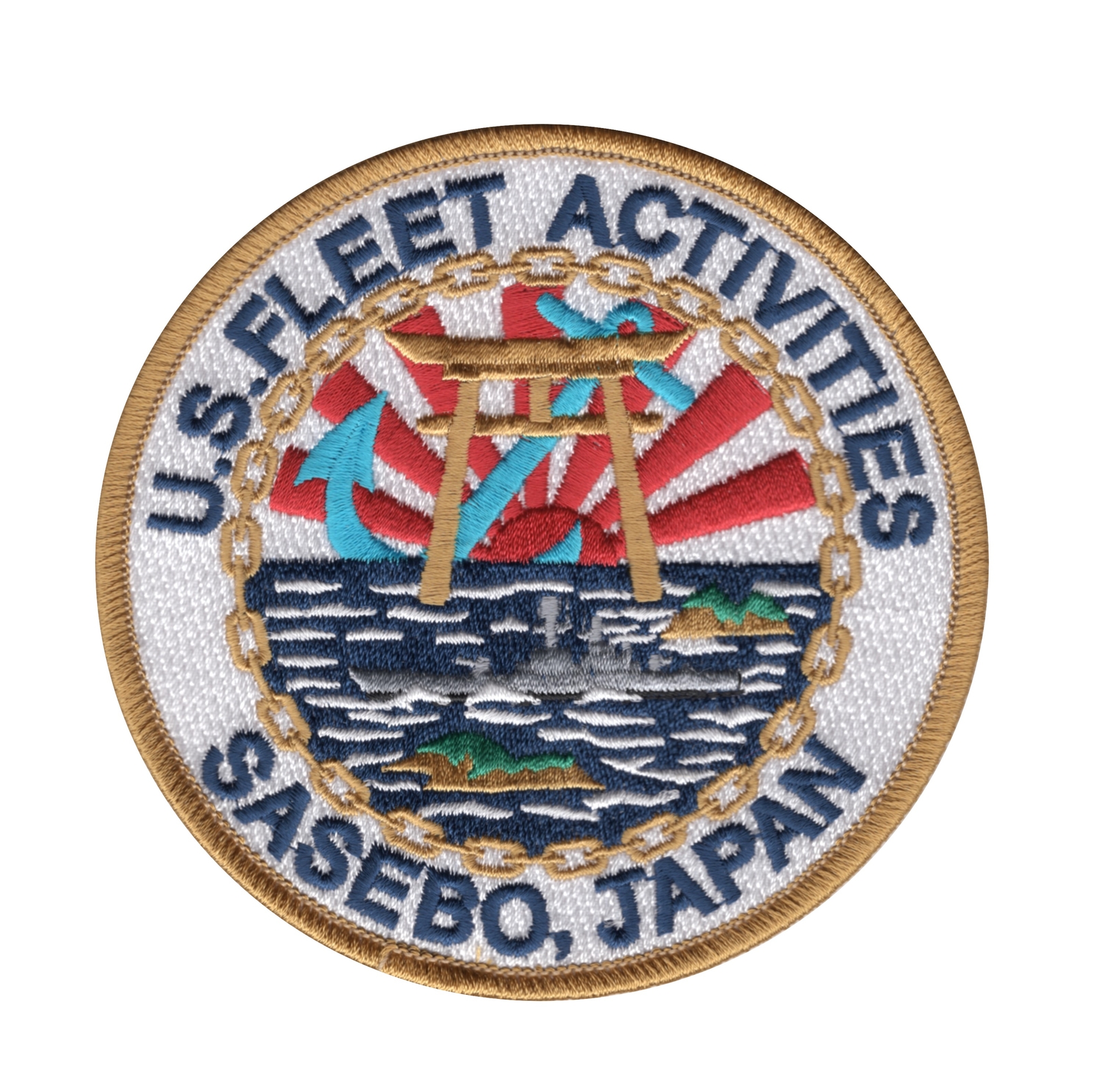 US Naval Fleet Activities Sasebo Japan Patch