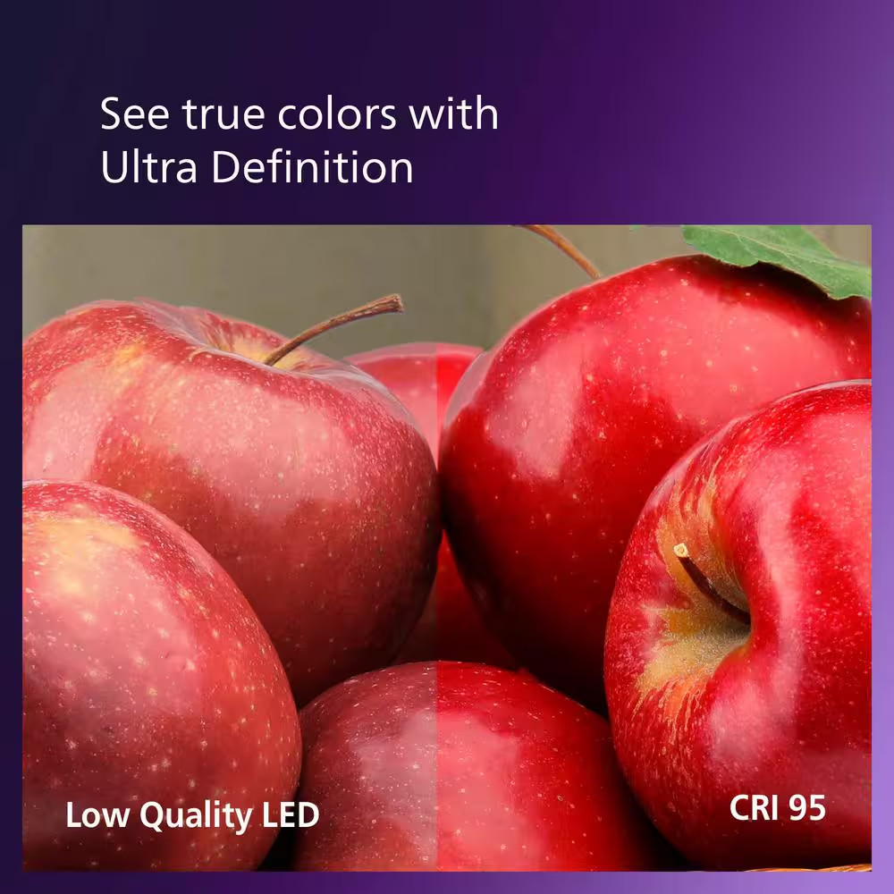 60-Watt Equivalent Ultra Definition G16.5 Clear Dimmable E26 LED Light Bulb Soft