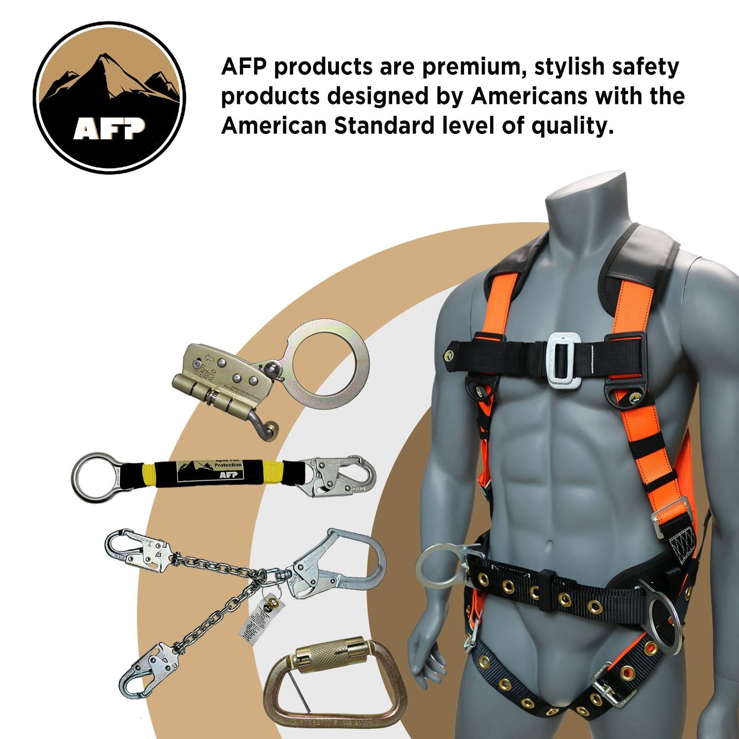 Heavy-Duty 18" D-Ring Extender Fall Protection with Snap Hook & O-Ring, OSHA Com