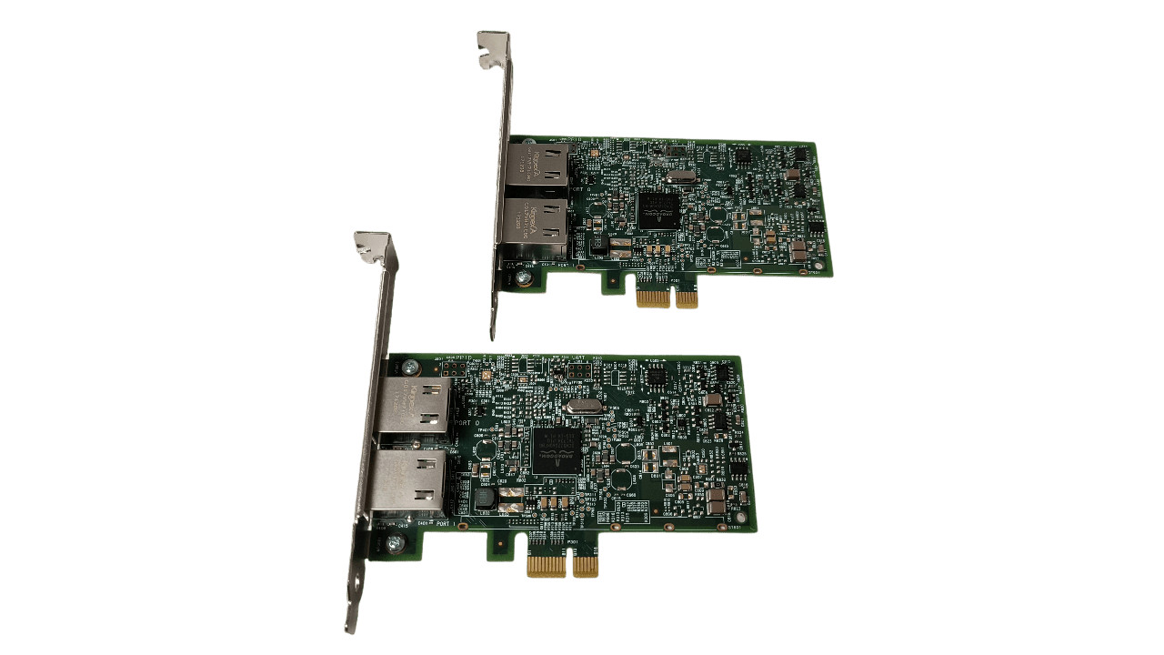 Lot of 2 IBM 90Y9373 Dual Port 1GB Network Adapter BCM95720A2003G Full Height