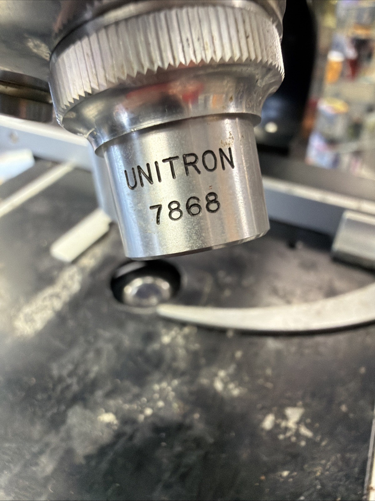 Vintage Unitron Microscope 52548 With Case Tested And Works Wow!