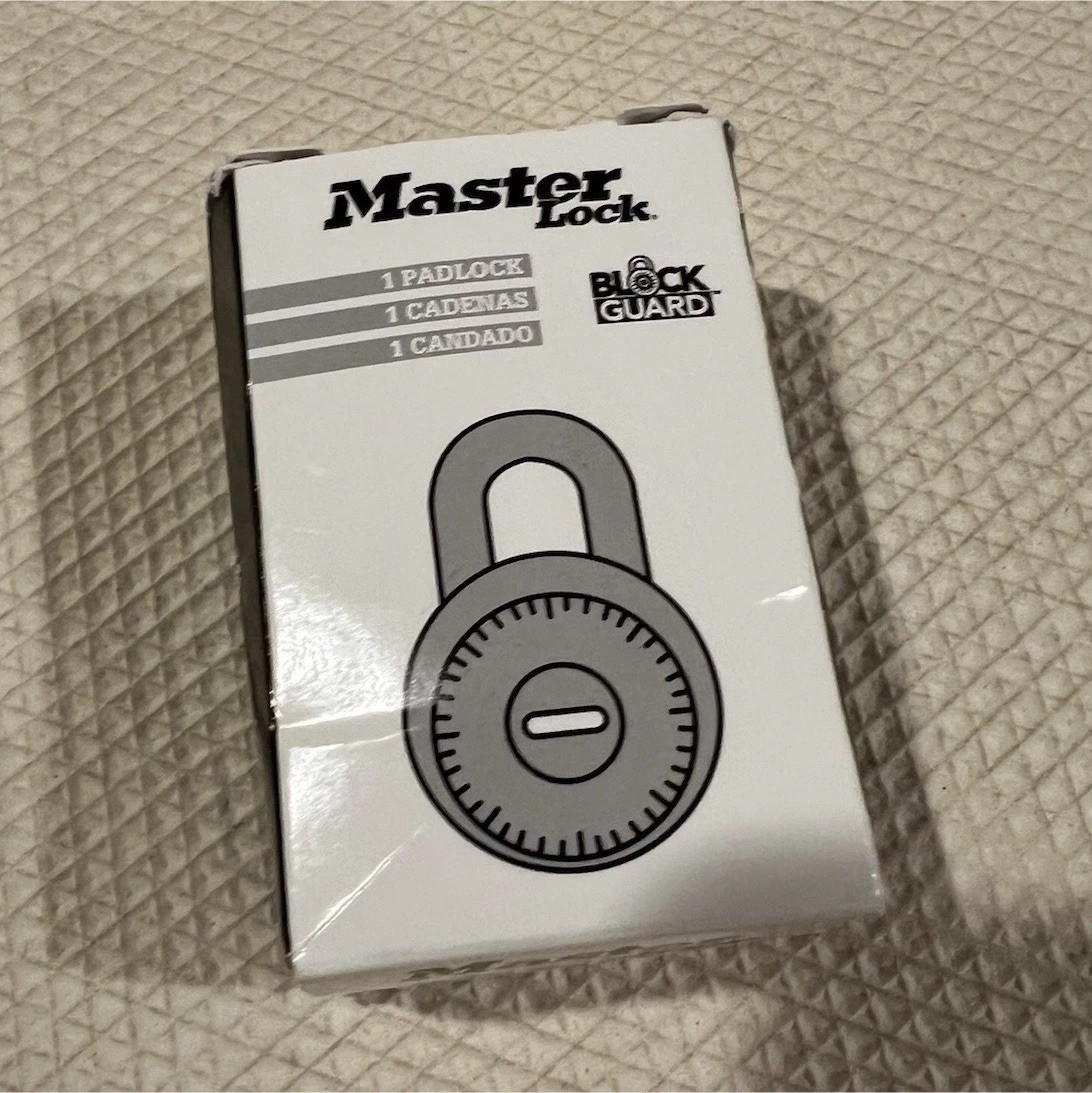Master Lock V30 Resettable Combo Padlock Steel 3/8in Shackle Indoor/Outdoor