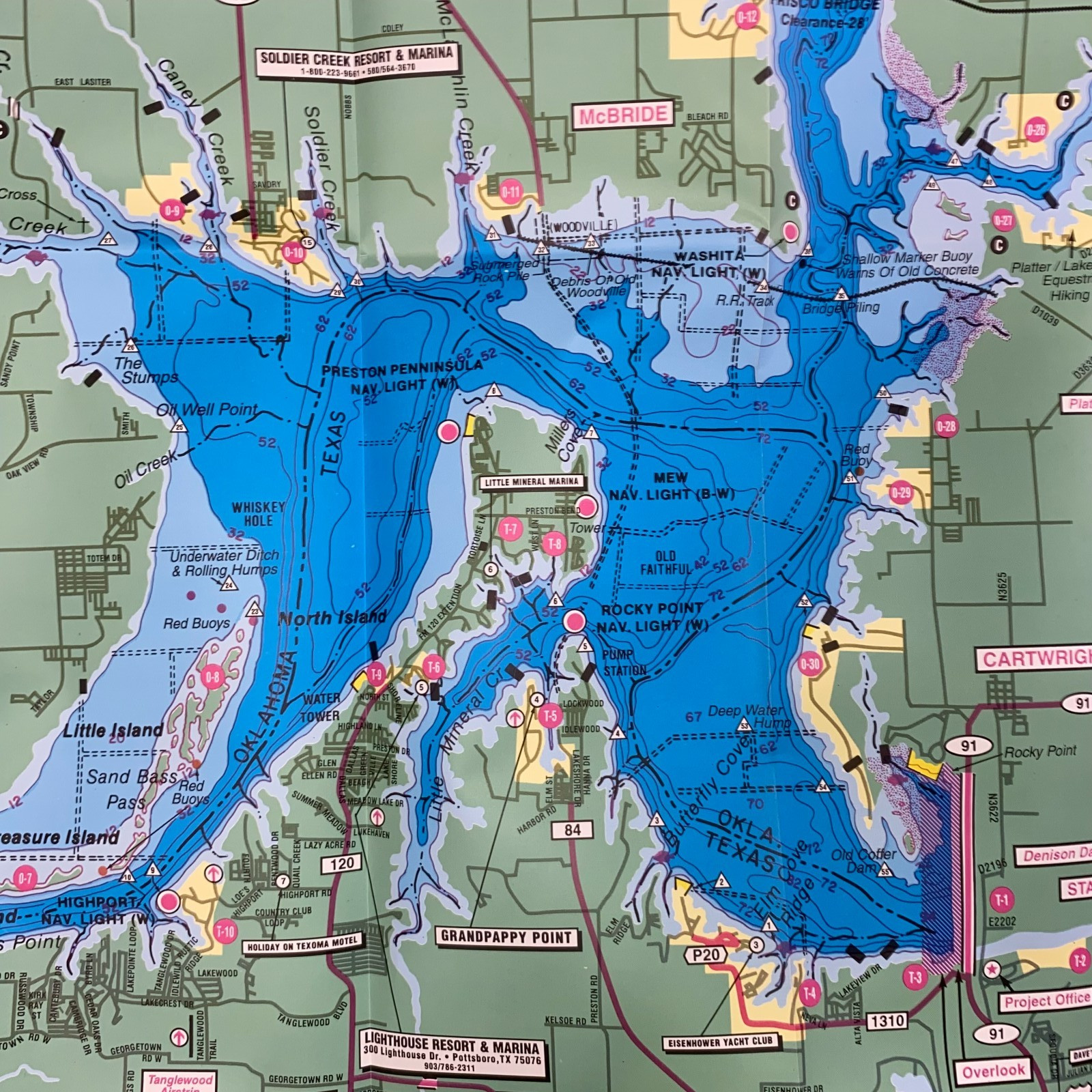 Texas Lakes Fishing Maps