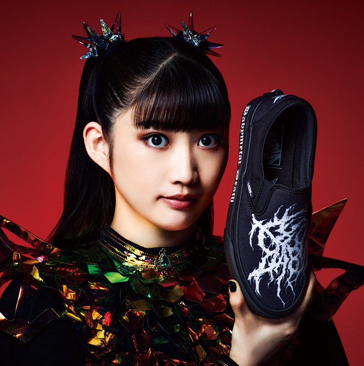 VANS × BABYMETAL Classic Slip-On Black White Japan Exclusive New