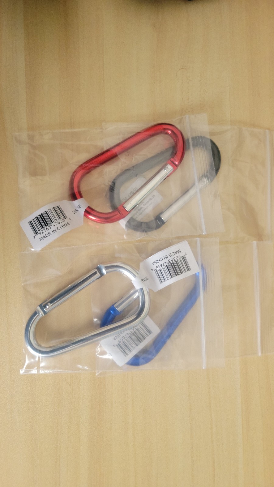 Reliabilt 3" Aluminum spring Link .4 pck Multicolor