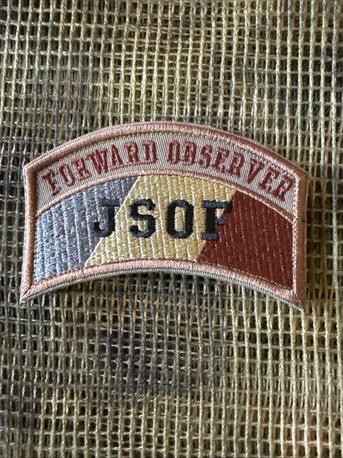 French Foreign Legion JSOF Forward Observer Team Color PATCH -Afgan