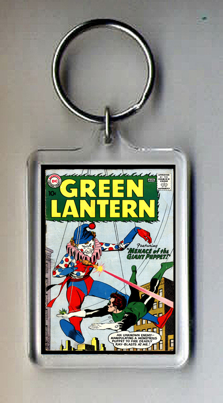 Green Lantern 1 Comic Keyring