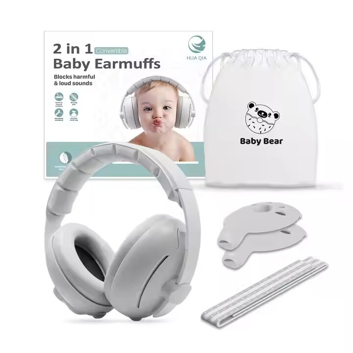 2 in 1 Baby Design Ear Defenders Noise Reduction Baby Ear Protection Earmuffs