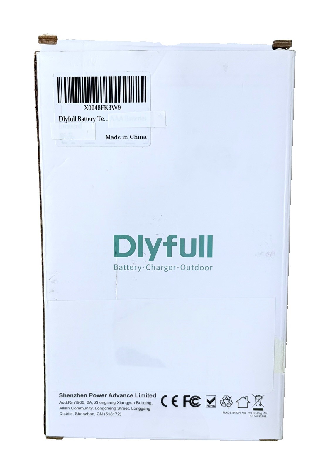 Dlyfull Battery Tester, LCD Display Universal Battery Checker B4 Open Box