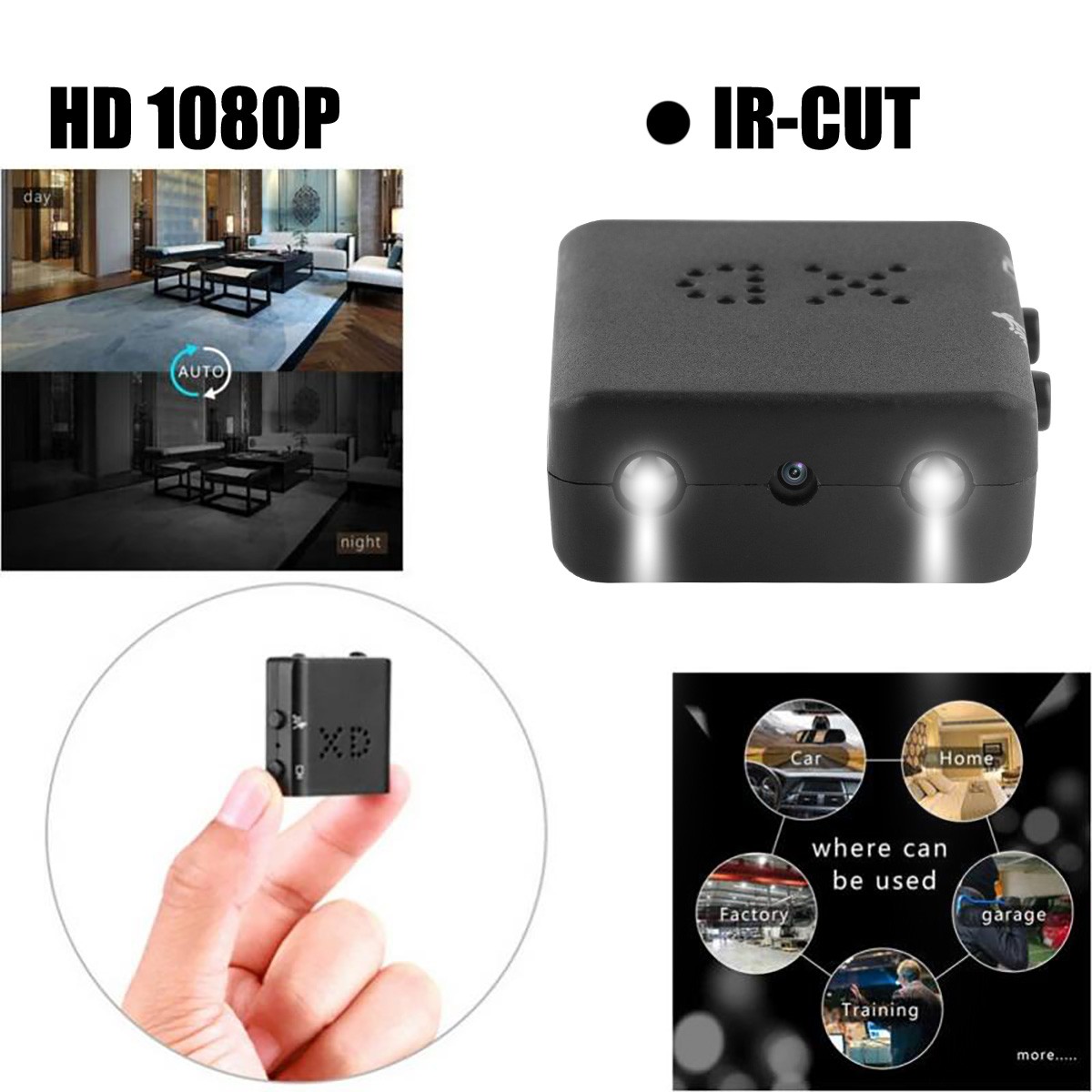 200mAh Battery Night Vision Capability Upgraded Version Direct Recording Device