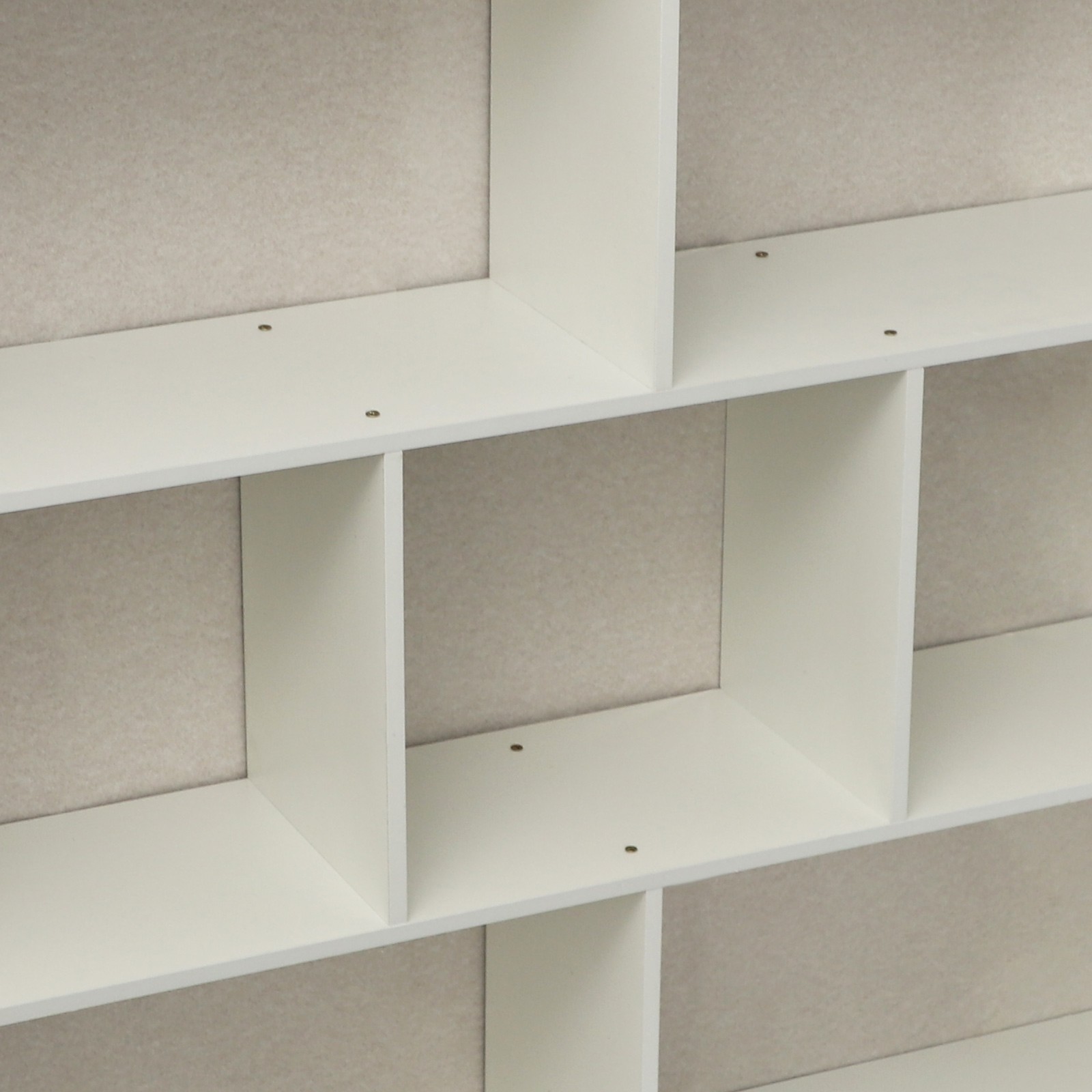 3-tier Open Shelf Bookcase 7 Cubes Storage Shelf For Home Organizer and Display
