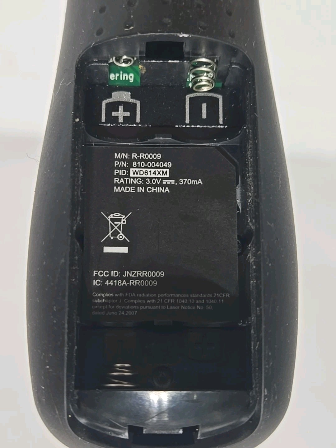 Logitech R800 Laser Pointer Presenter Presentation Clicker Remote Tested Working