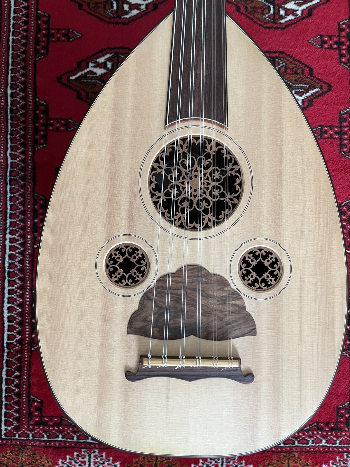 Persian Oud - Mechanical Tuners -585mm scale - Pouria Pour Shaghaghi - 2021