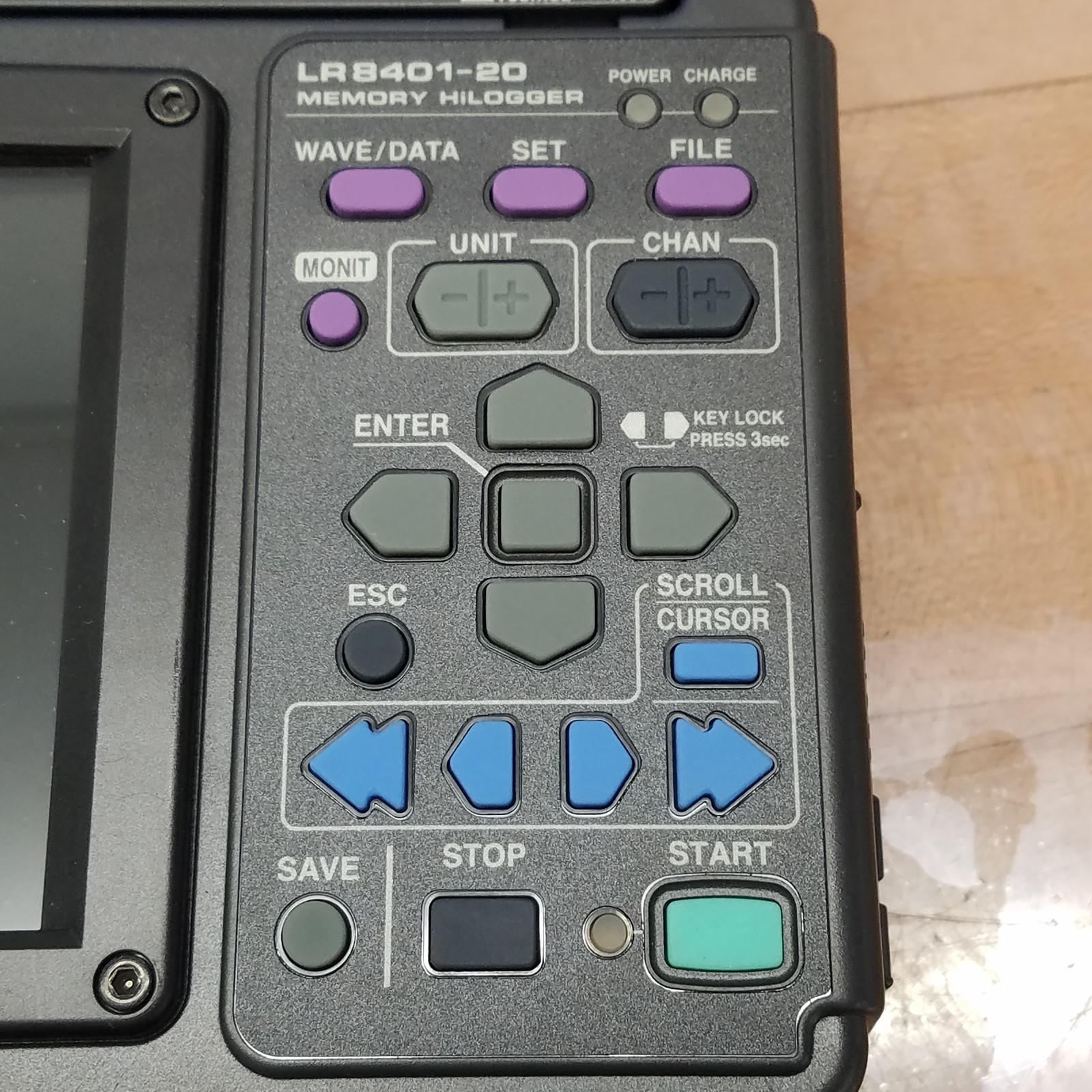 Hioki LR8401-20 Memory HiLogger w/ CD, LR8501 Universal Unit, Max Input 100V