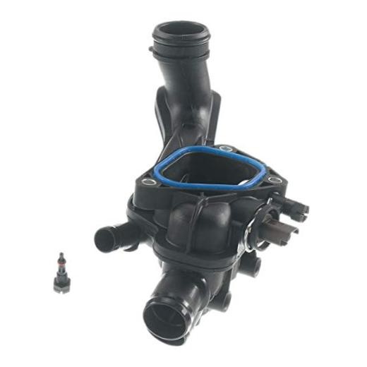 Engine Thermostat Housing with Sensor and Gasket Replacement for Mini Cooper