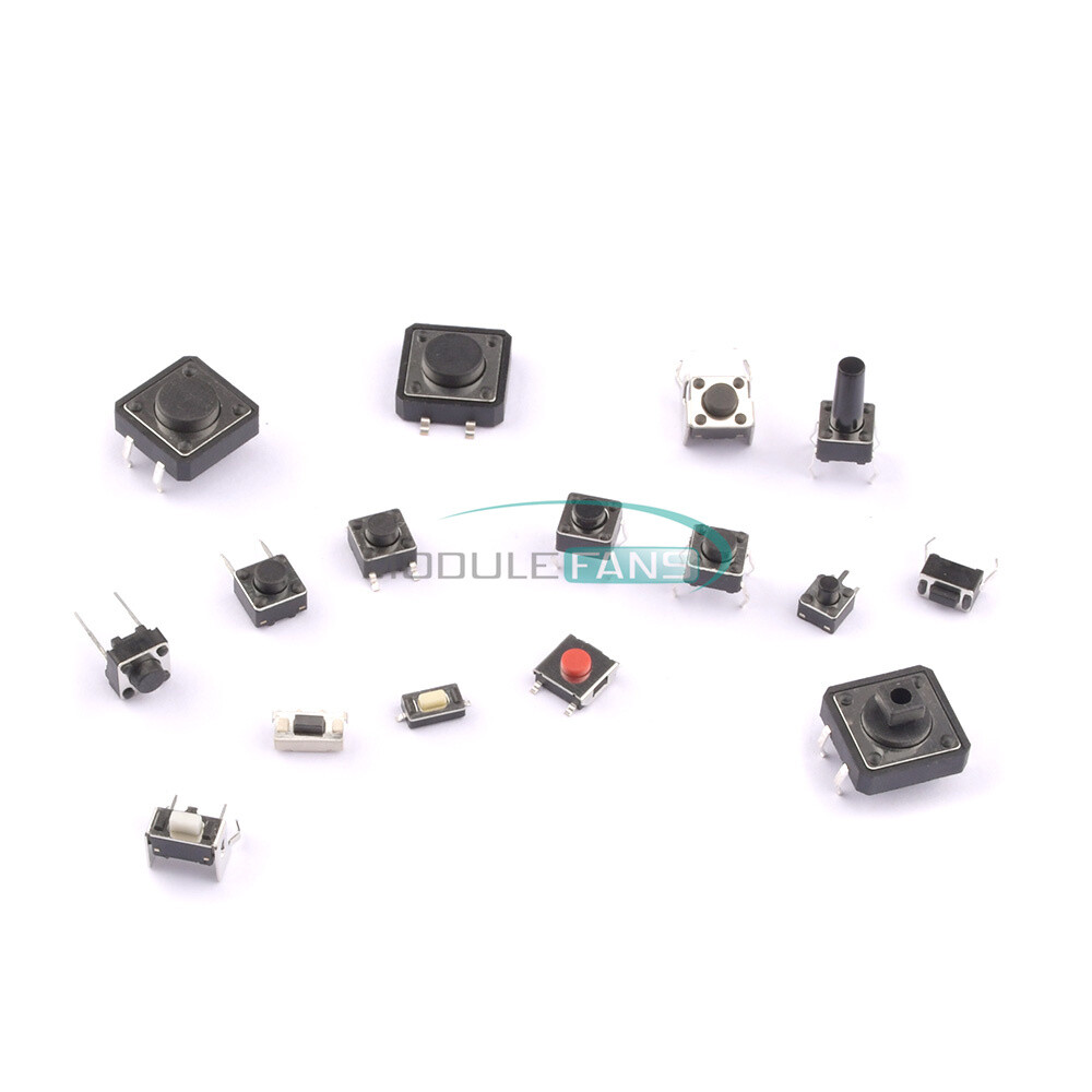 125pcs 25Types/lot Assorted Micro Push Button Tact Switch Reset Mini Leaf Switch