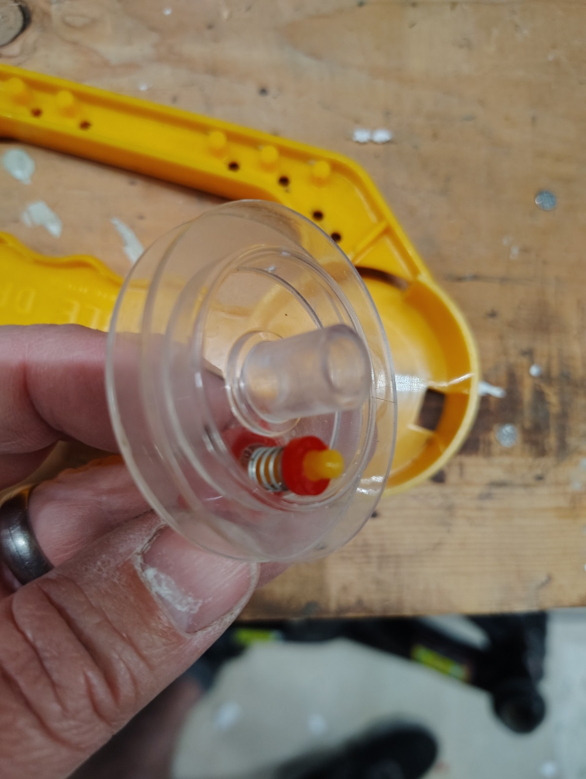 Thimble-Drome Reel Yellow Clear for Flying Line