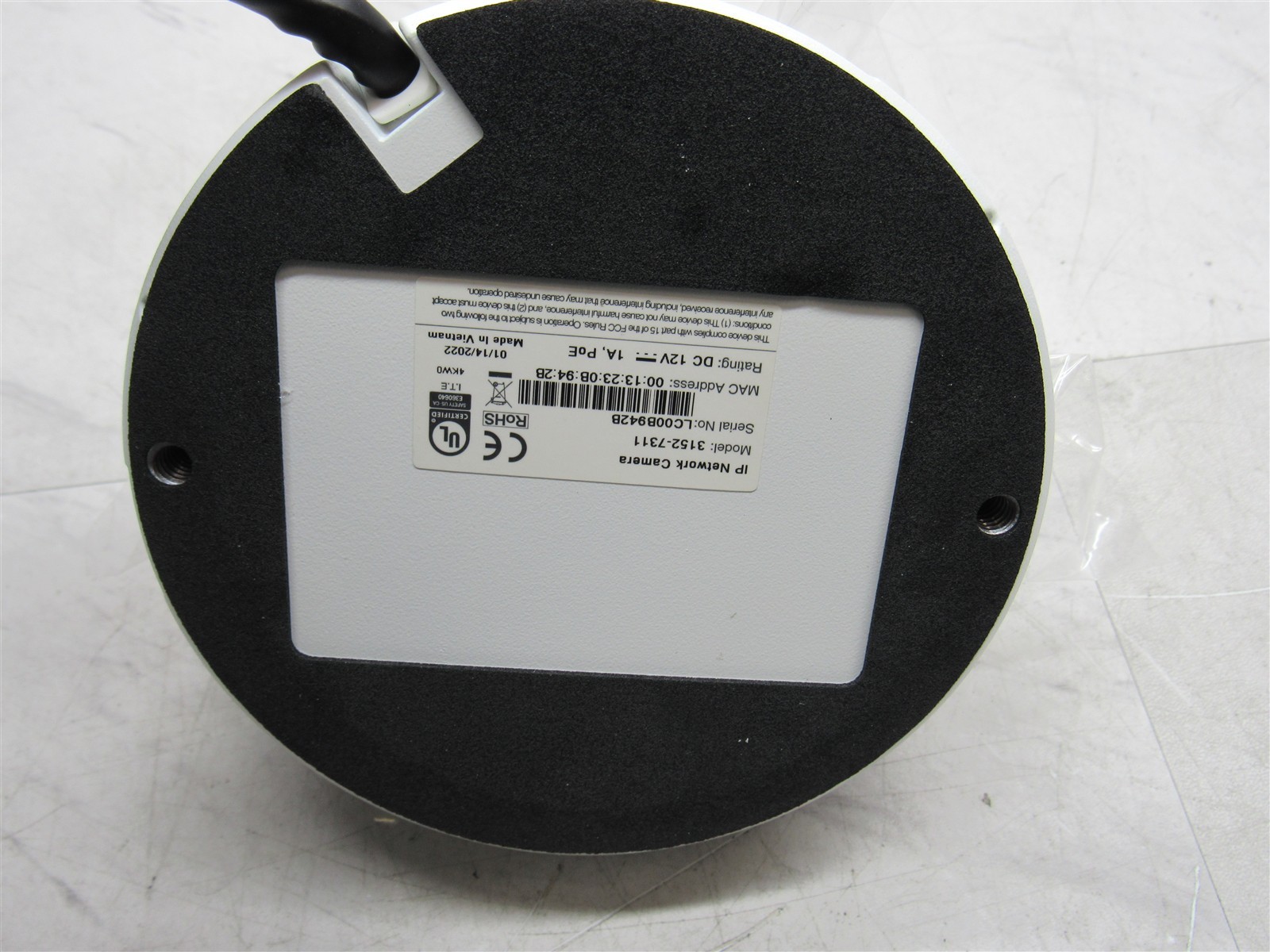 NEW ClickIt 3100 Series Mini IP Dome Camera 3152-7311 With Installation Kit