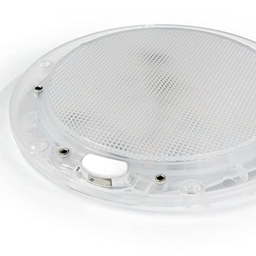 12Volt LED Panel Light with Switch - 5" 5inch, Dimmer Switch, Warm White Light