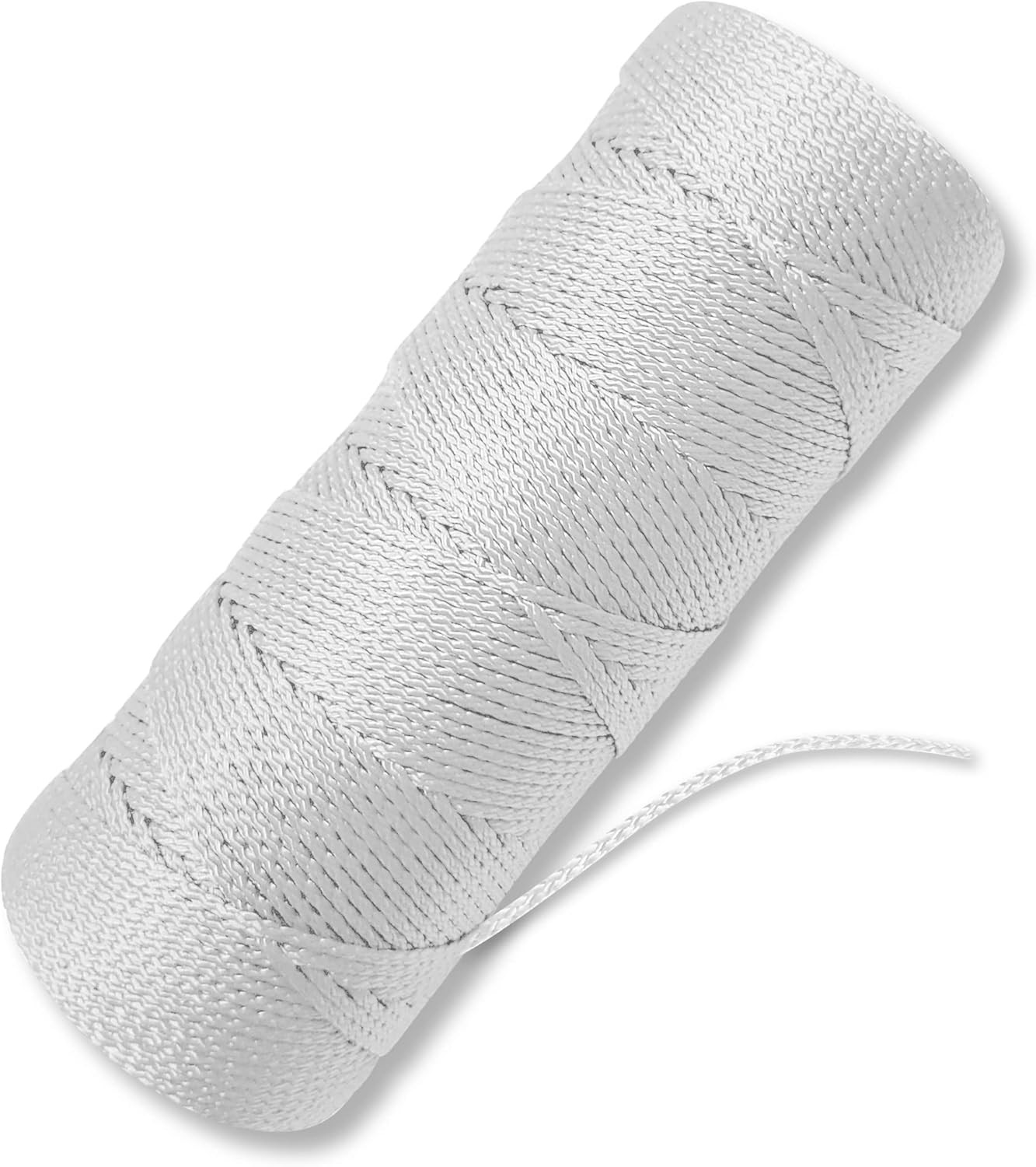 Bright White Twine String - #18 Strong Nylon String - 250 Ft Length - White Stri