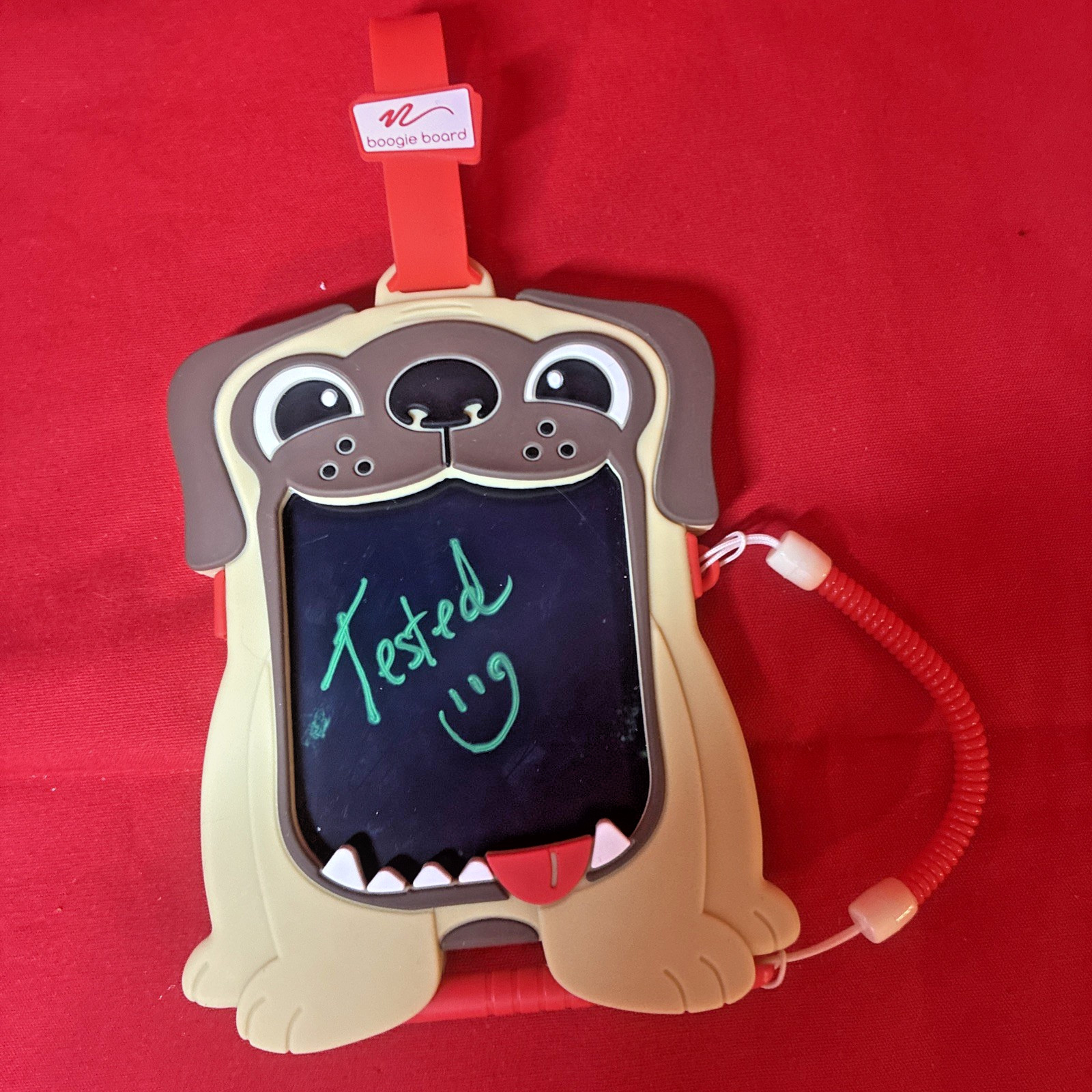 Boogie Board Writing Tablet Kids Dog Cover Press Nose Erase LCD Drawing Pad