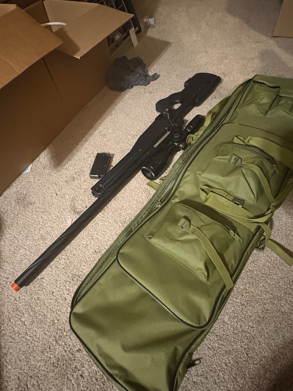Airsoft Sniper Rifle and Accessories