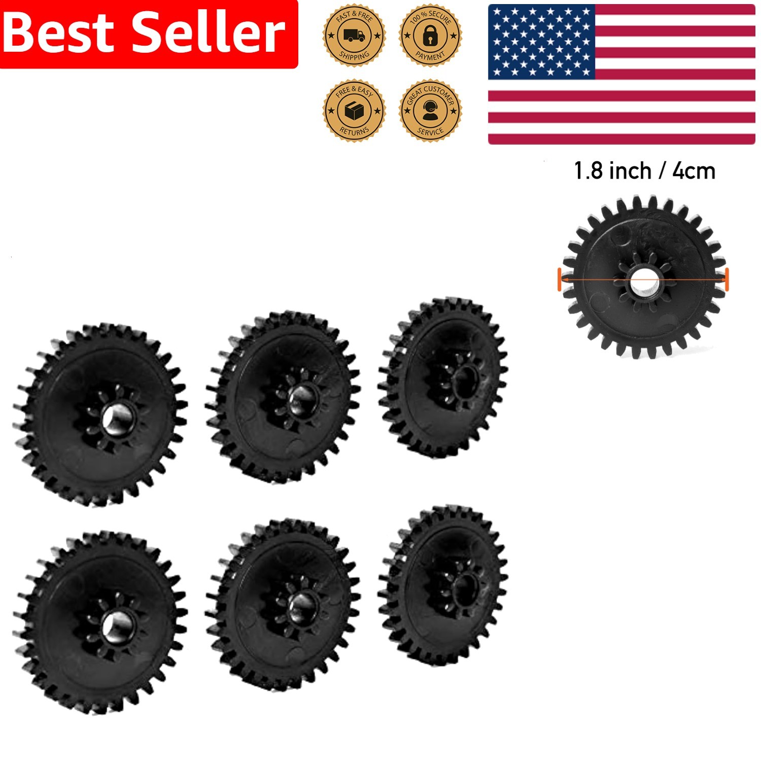 Heavy Duty Pool Cleaner Gears for Pentair GW9509 Great White Automatic Cleaner