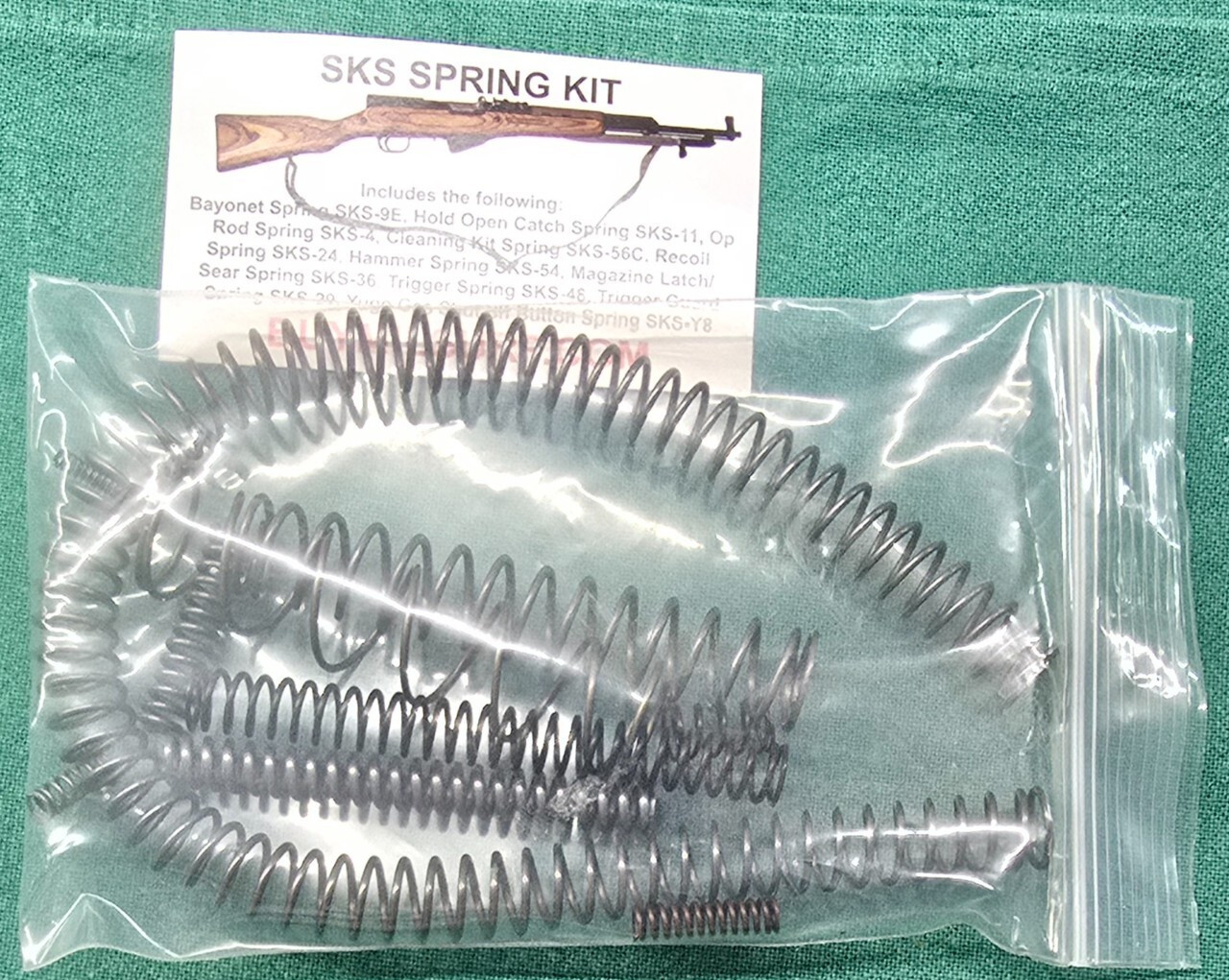 SKS Rifle Spring Rehab Kit 10 Springs-7.62X39  (SKS SPG KIT)