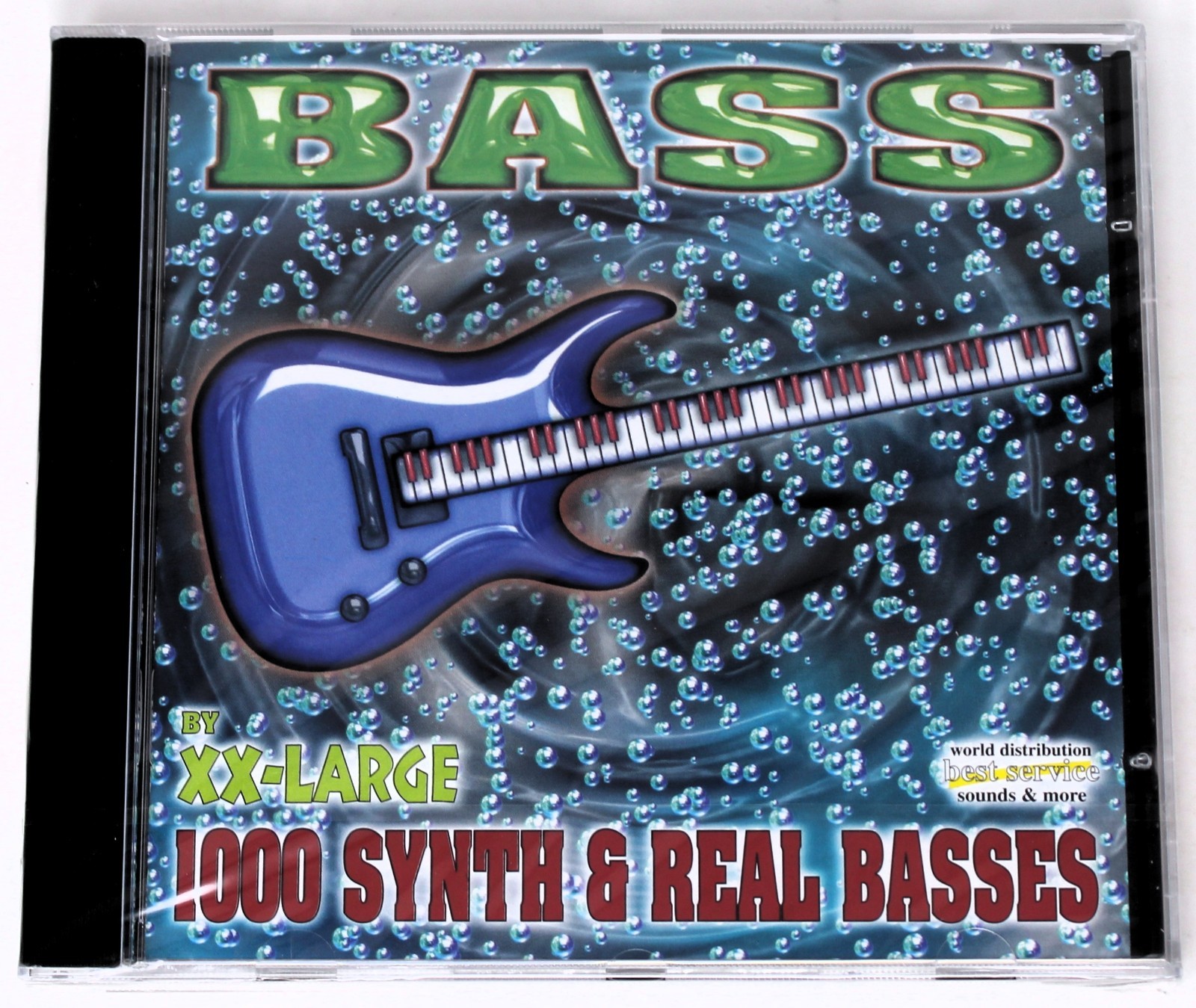 Best Service XX-Large Bass Sample/Sound Library/Sampling CD SEALED/BRAND NEW!