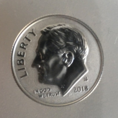 2018-S 90% SILVER REVERSE PROOF Roosevelt Dime***199,116 mintage***
