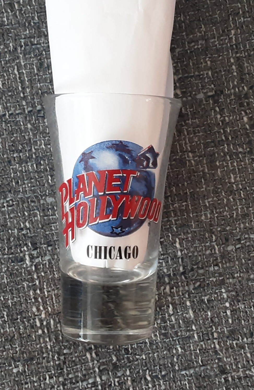 Planet Hollywood Chicago Clear 4 Inch Shot Glass